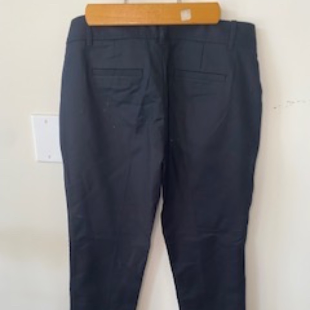 Size 4 Slim Crop Black Gap Trousers